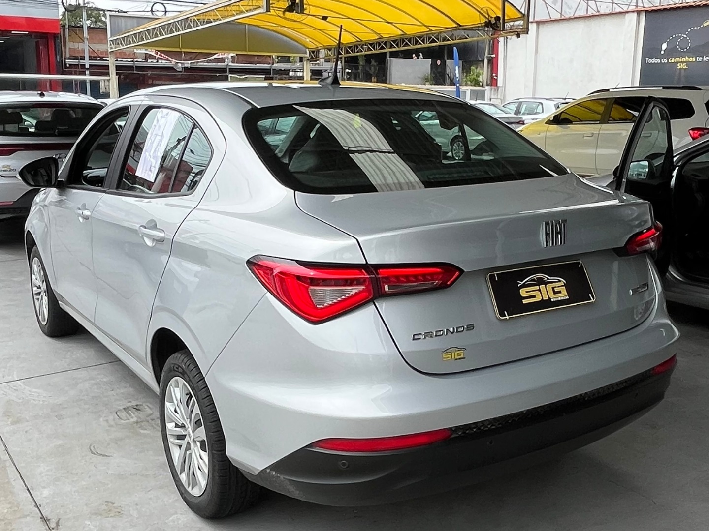 FIAT CRONOS 1.3 FIREFLY FLEX DRIVE MANUAL 2025 Prata - Miniatura 8 - SIG Multimarcas