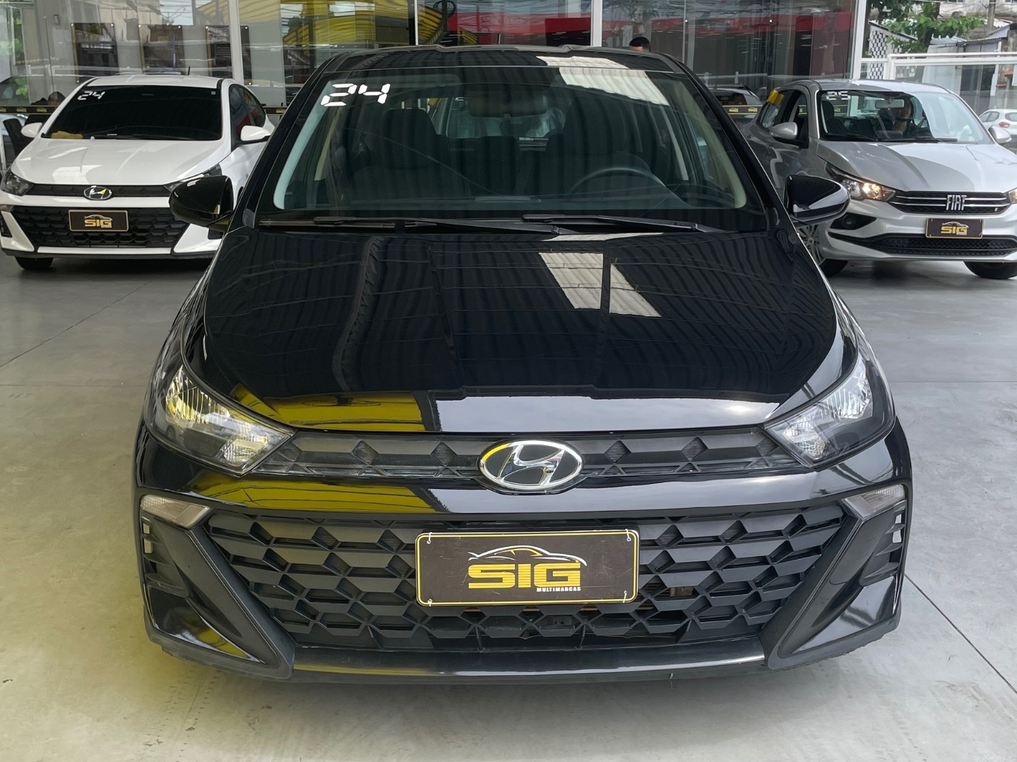 HYUNDAI HB20 1.0 12V FLEX SENSE PLUS MANUAL 2024 Preto - Miniatura 2 - SIG Multimarcas