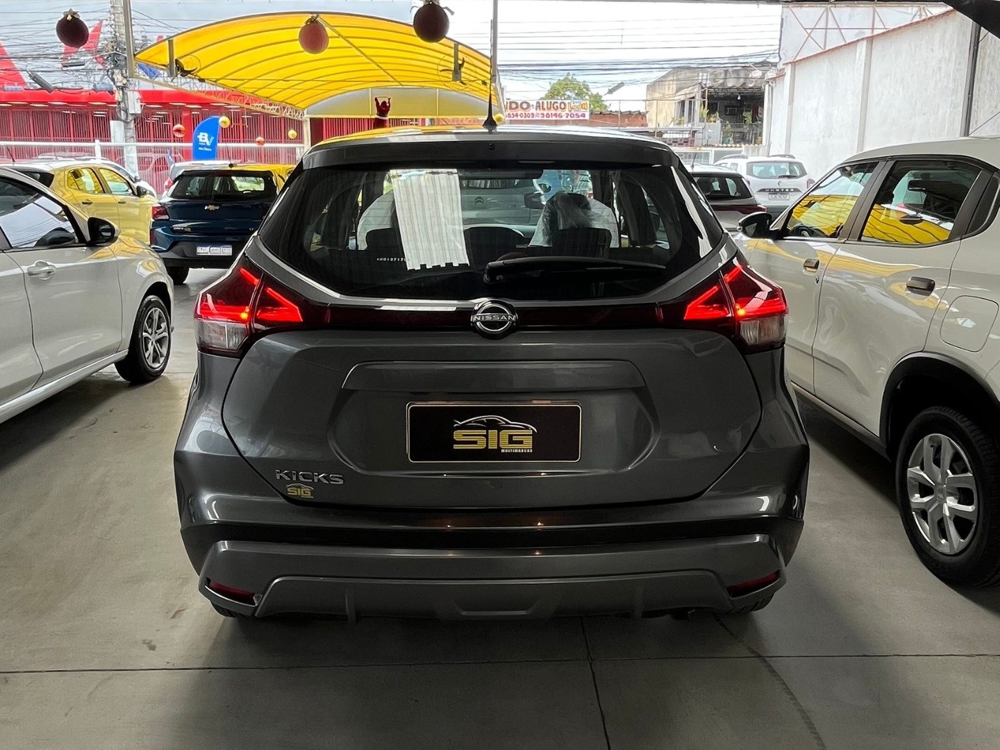 NISSAN KICKS 1.6 16V FLEXSTART ACTIVE XTRONIC 2024 Cinza - Miniatura 5 - SIG Multimarcas