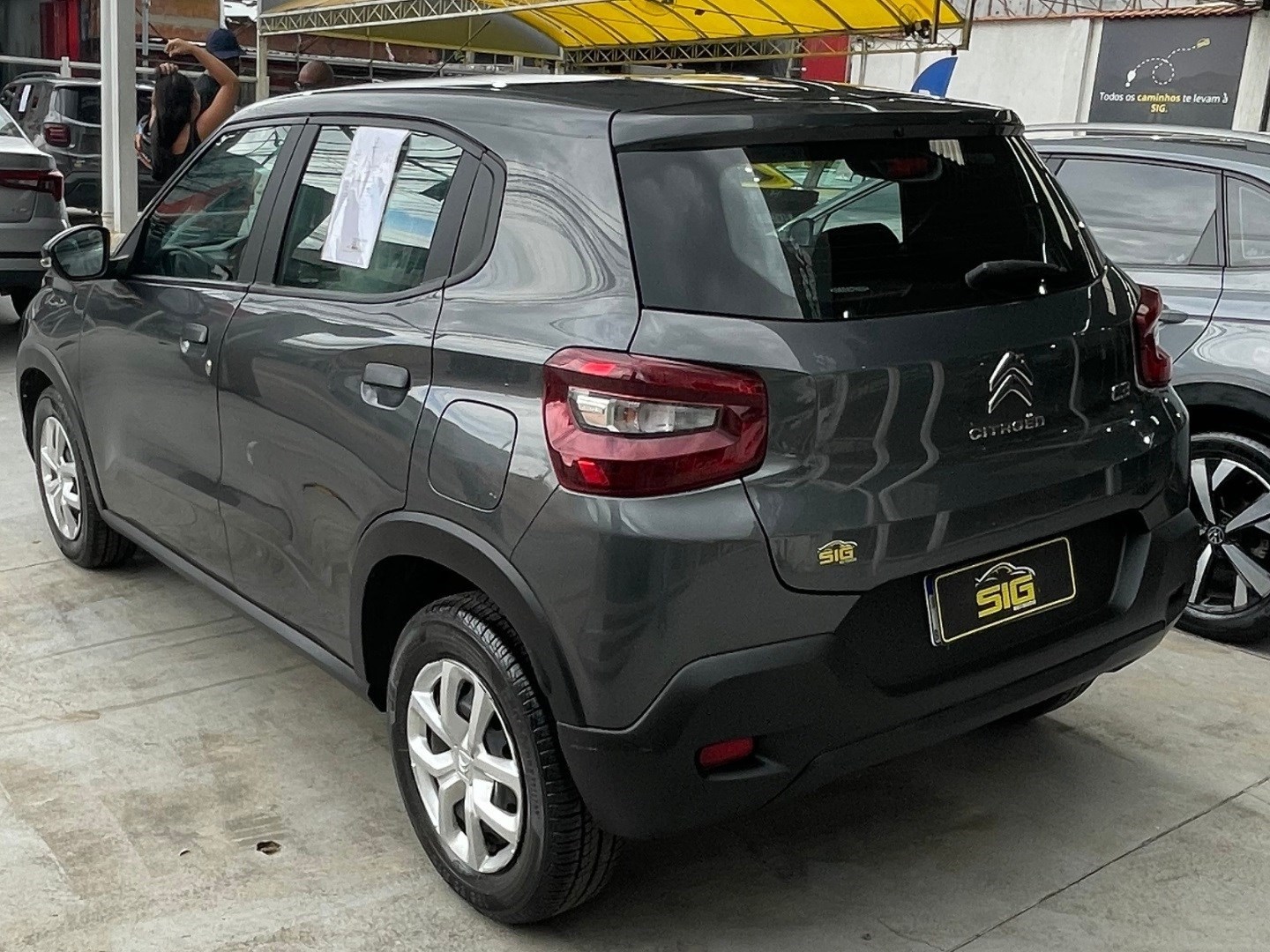 CITROEN C3 1.0 FIREFLY FLEX LIVE PACK MANUAL 2025 Cinza - Miniatura 5 - SIG Multimarcas