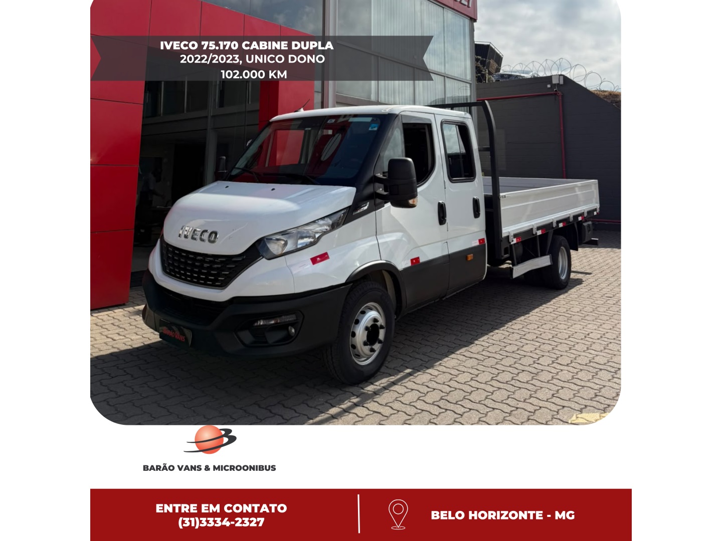 IVECO DAILY CHASSI (CAB.DUPLA)