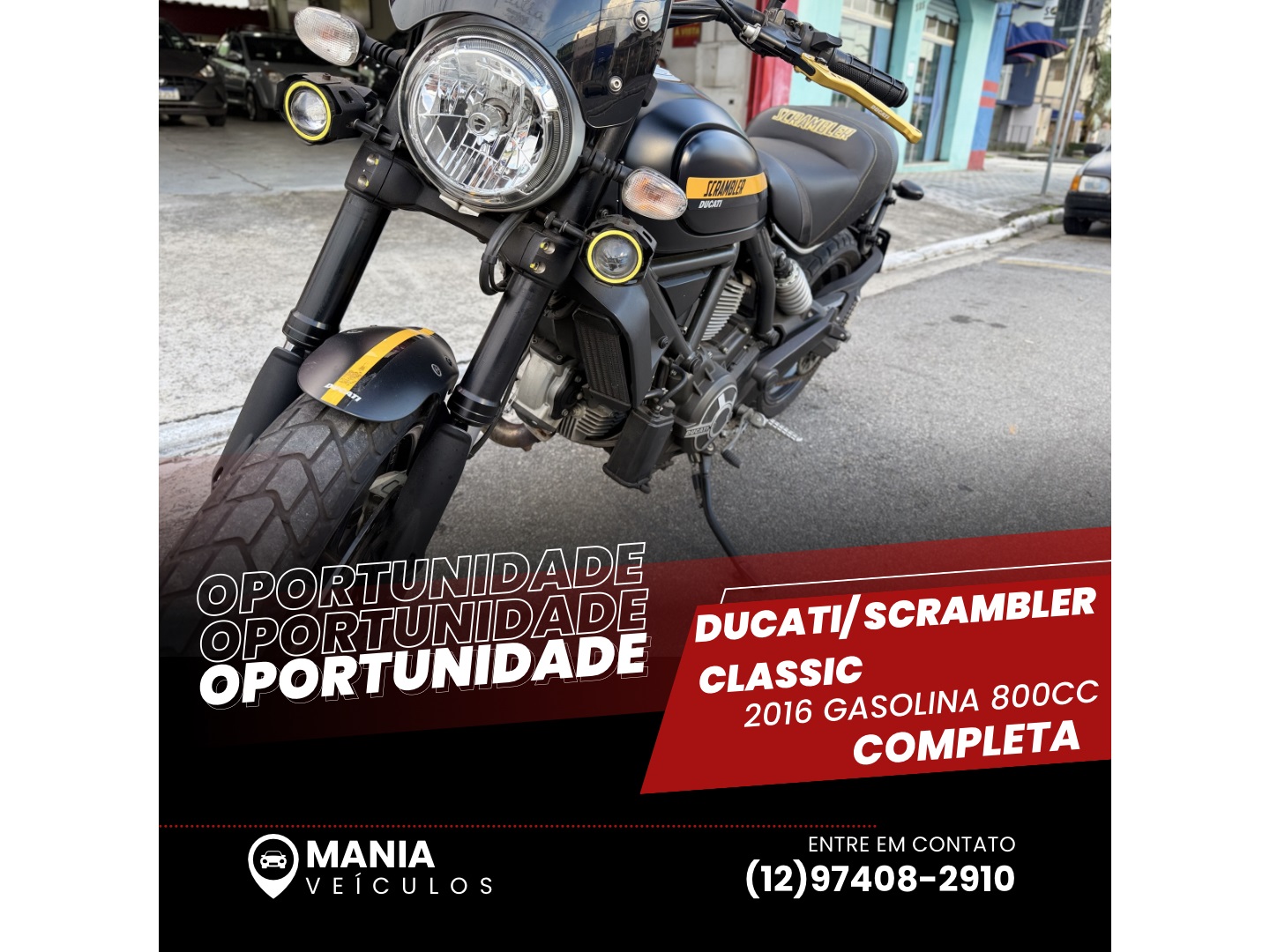 DUCATI SCRAMBLER CLASSIC 800CC