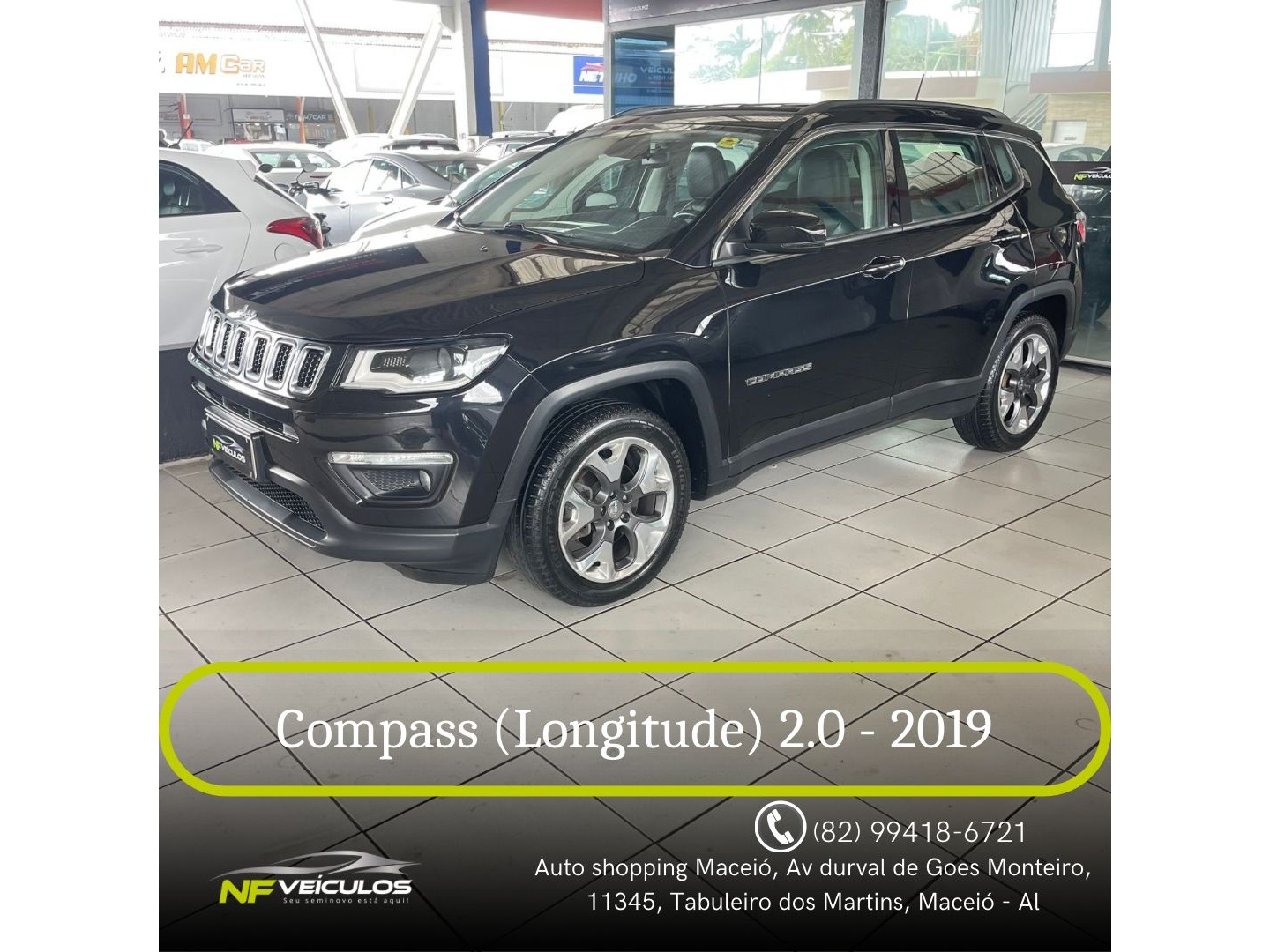 JEEP COMPASS 2.0 16V FLEX LONGITUDE AUTOMÁTICO