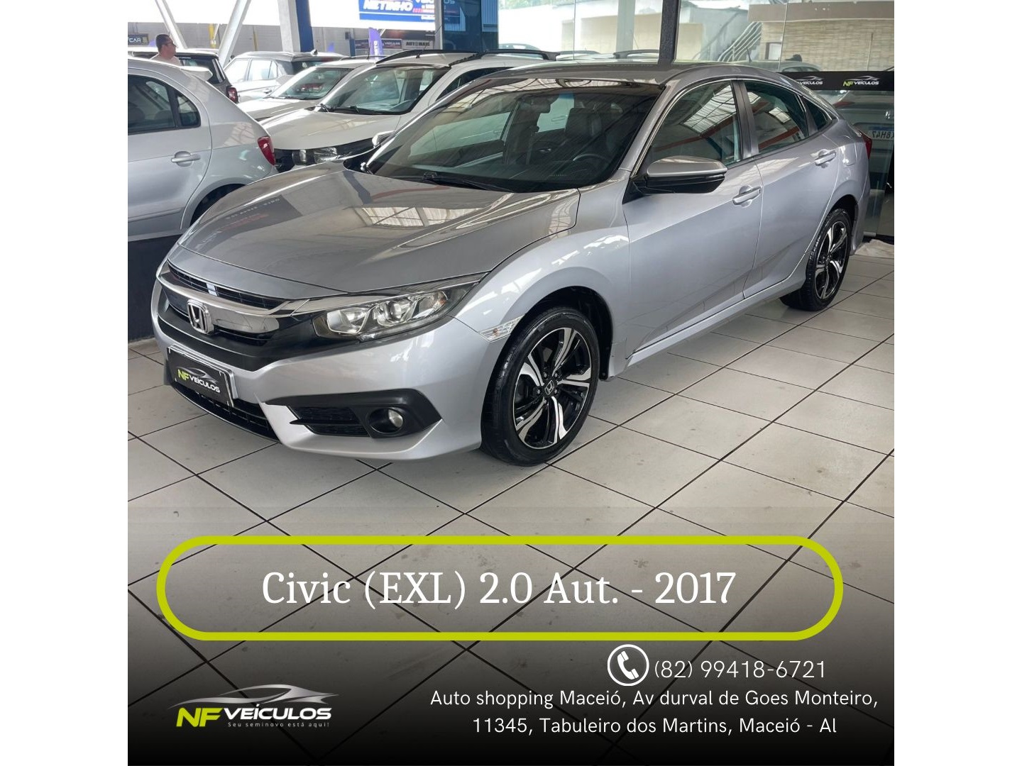 HONDA CIVIC 2.0 16V FLEXONE EXL 4P CVT