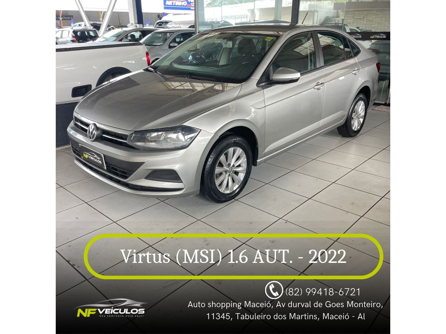 VOLKSWAGEN VIRTUS 1.6 MSI TOTAL FLEX AUTOMÁTICO
