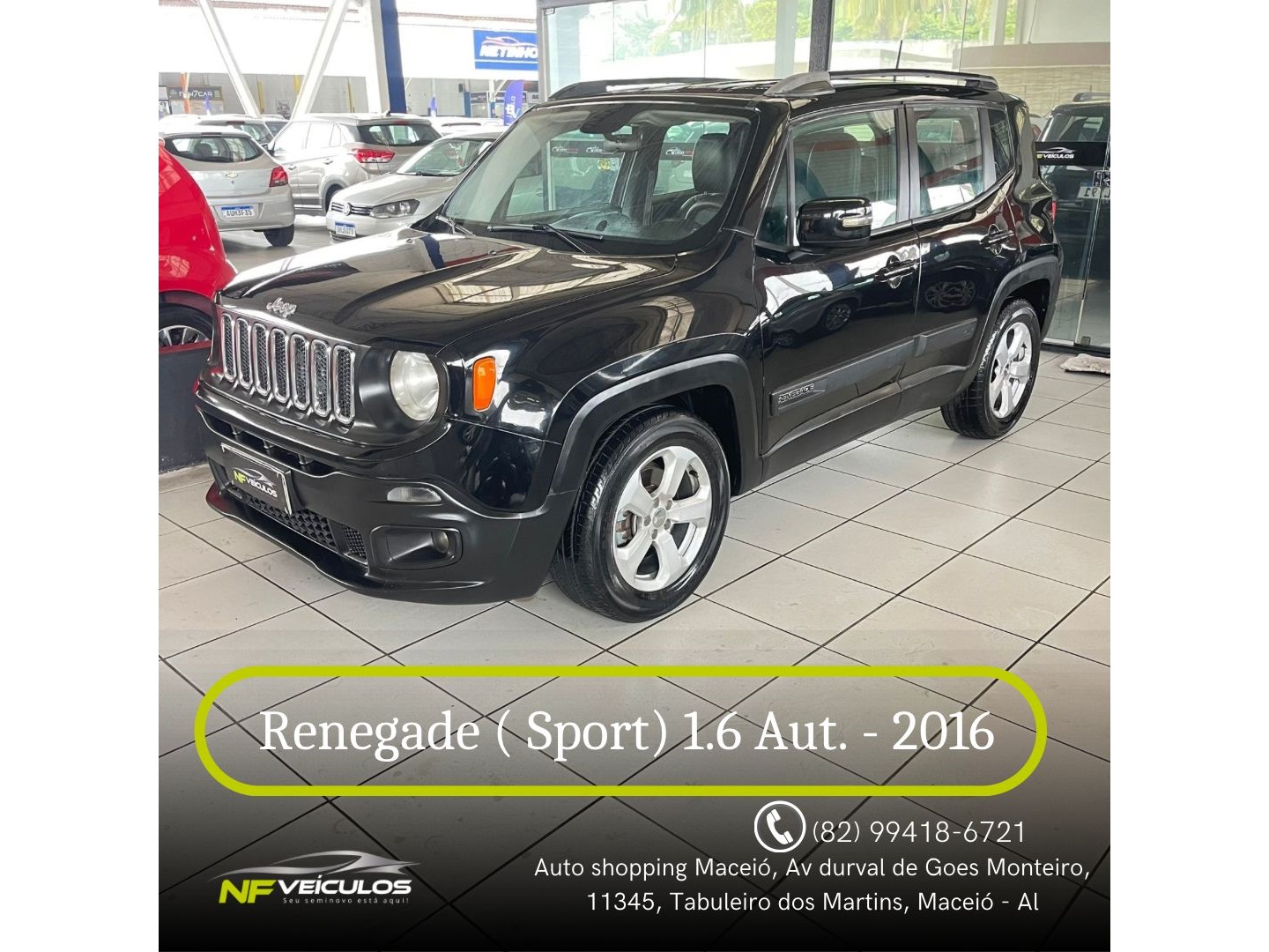 JEEP RENEGADE 1.8 16V FLEX 4P AUTOMÁTICO