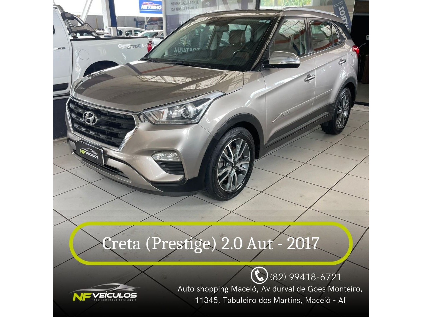 HYUNDAI CRETA 2.0 16V FLEX PRESTIGE AUTOMÁTICO