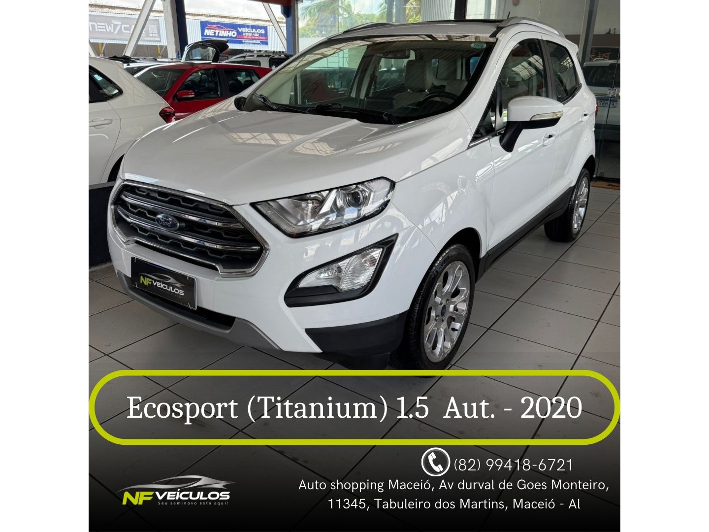 FORD ECOSPORT 1.5 TI-VCT FLEX TITANIUM AUTOMÁTICO