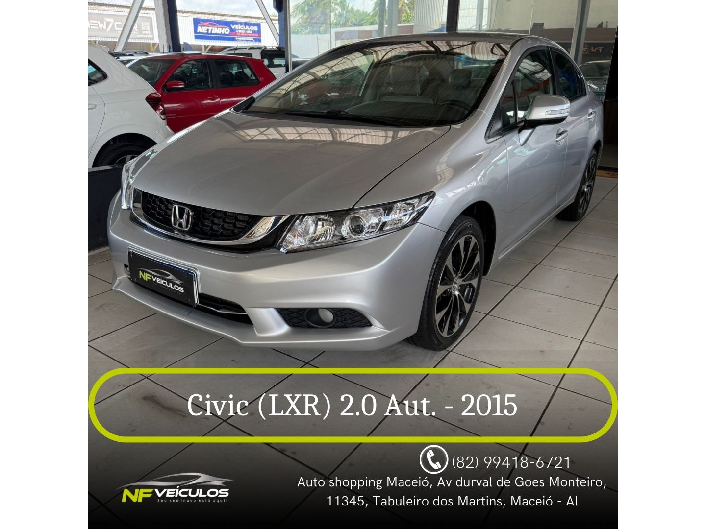 HONDA CIVIC 2.0 LXR 16V FLEX 4P AUTOMÁTICO