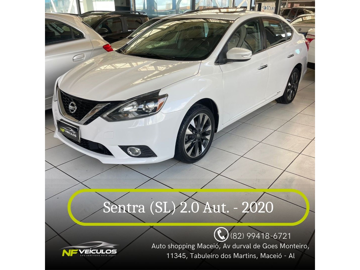 NISSAN SENTRA 2.0 SL 16V FLEXSTART 4P AUTOMÁTICO