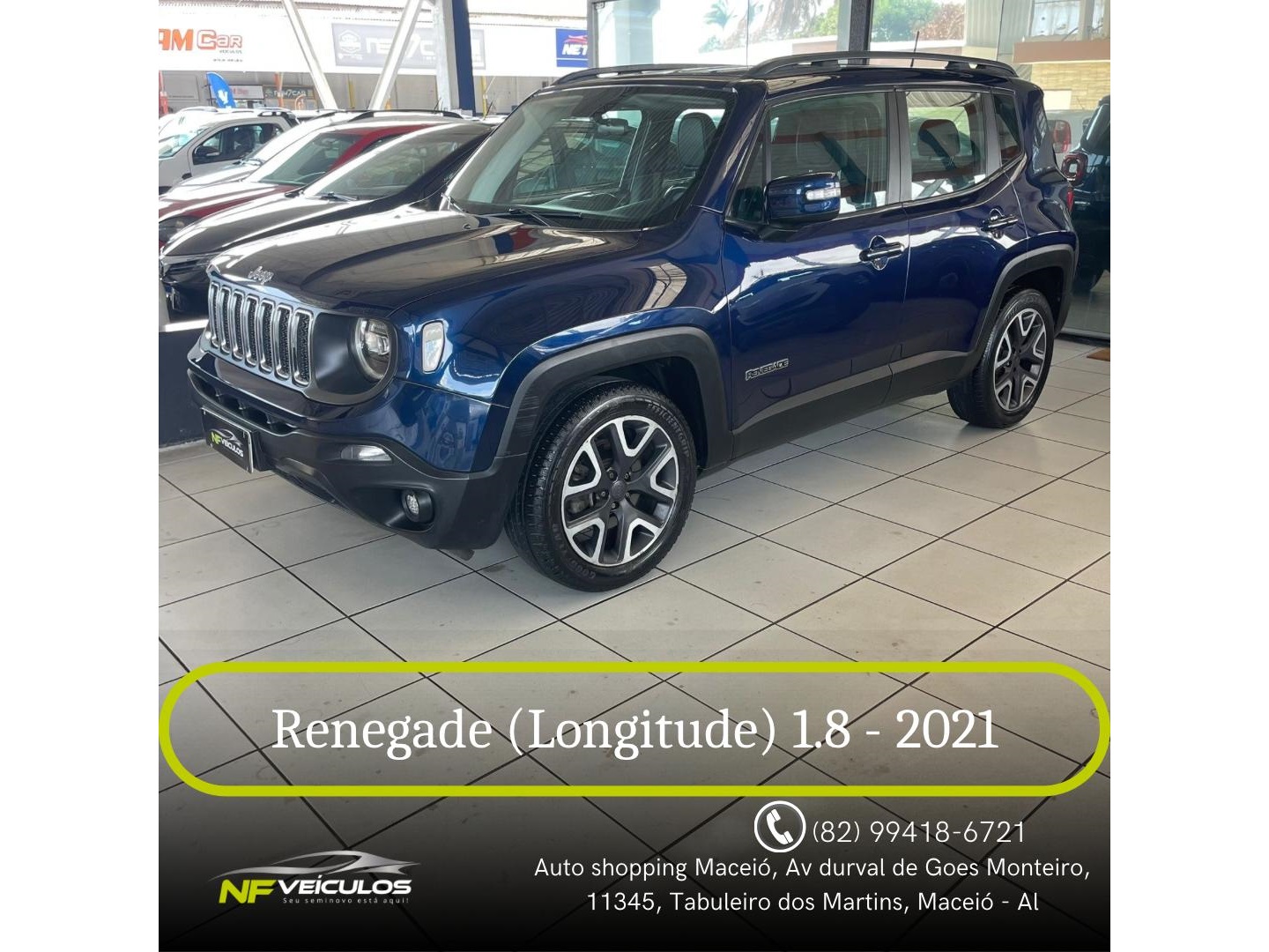 JEEP RENEGADE 1.8 16V FLEX LONGITUDE 4P AUTOMÁTICO