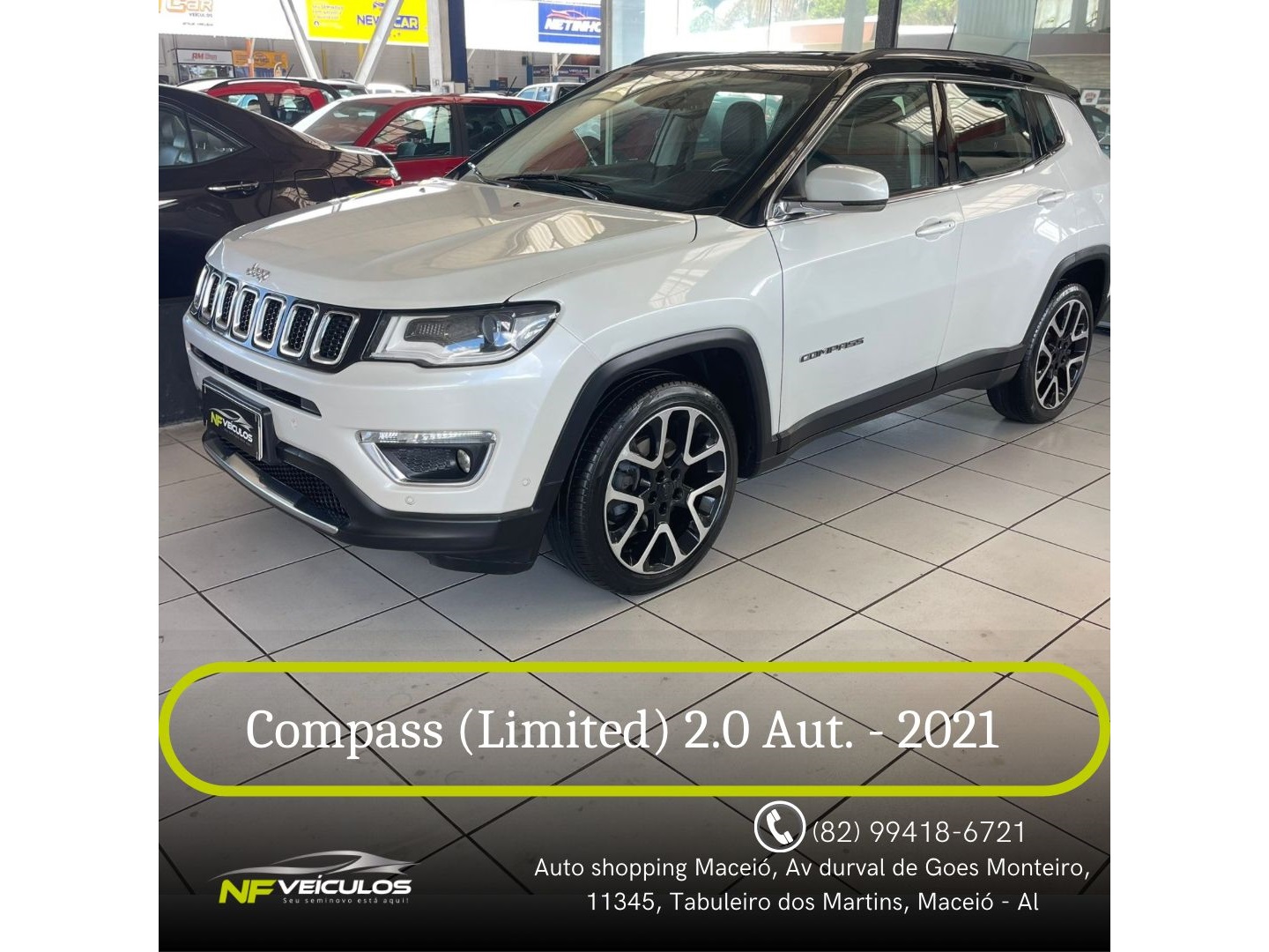 JEEP COMPASS 2.0 16V FLEX LIMITED AUTOMÁTICO