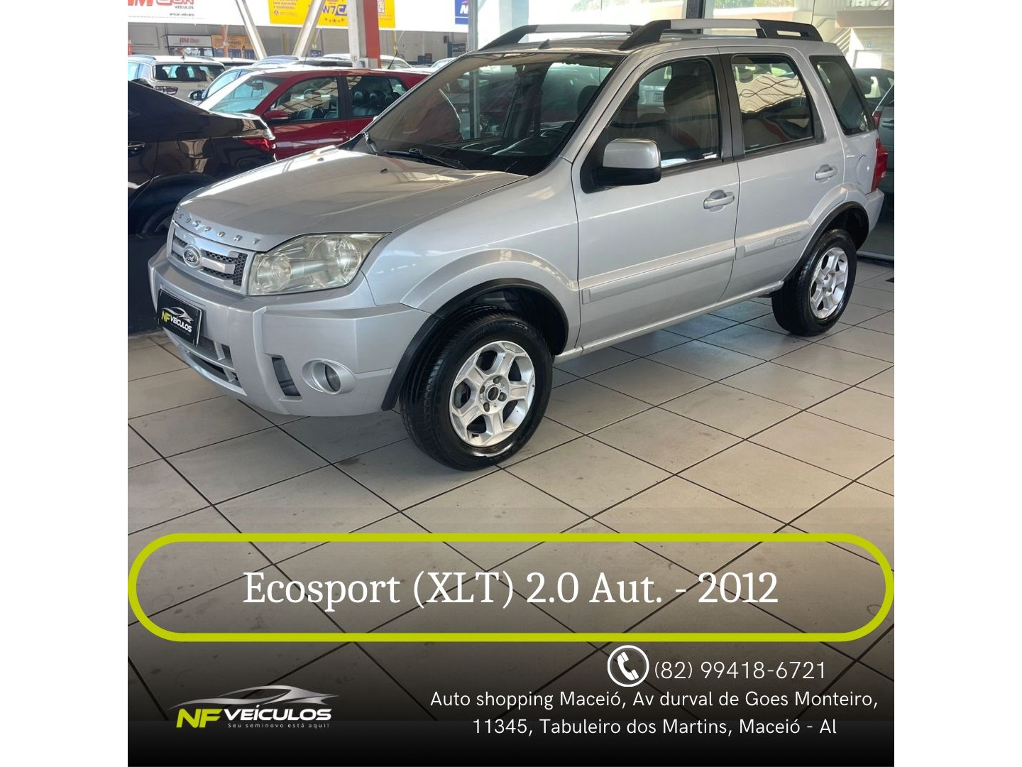 FORD ECOSPORT 2.0 XLT 16V FLEX 4P AUTOMÁTICO