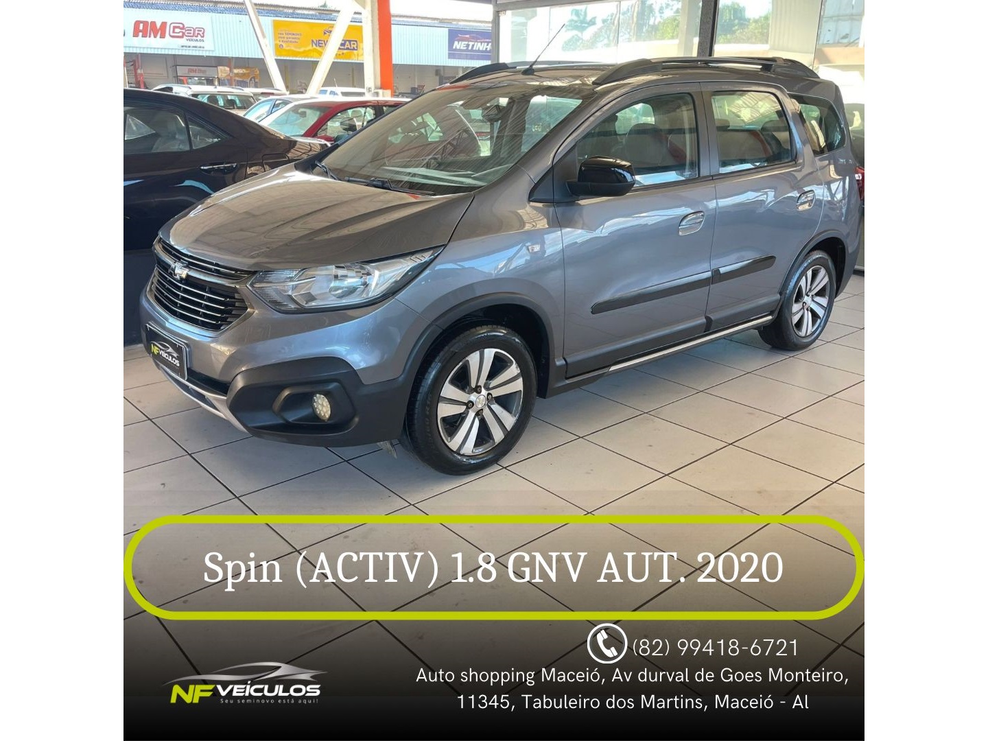 CHEVROLET SPIN 1.8 ACTIV7 8V FLEX 4P AUTOMÁTICO