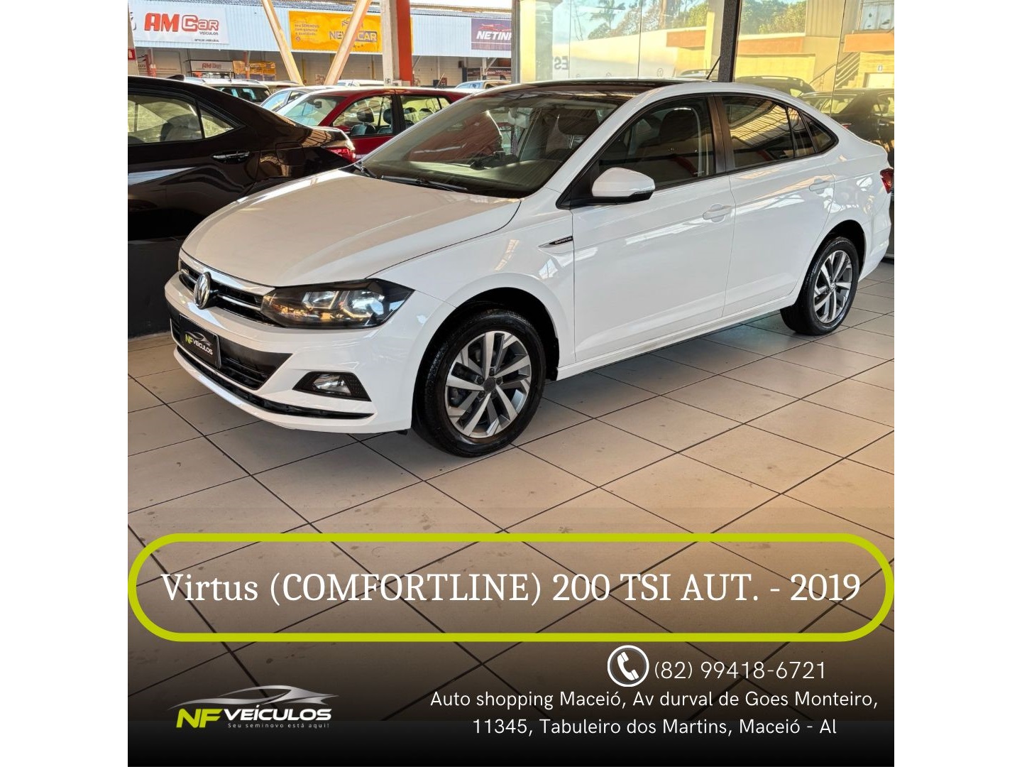 VOLKSWAGEN VIRTUS 1.0 200 TSI COMFORTLINE AUTOMÁTICO