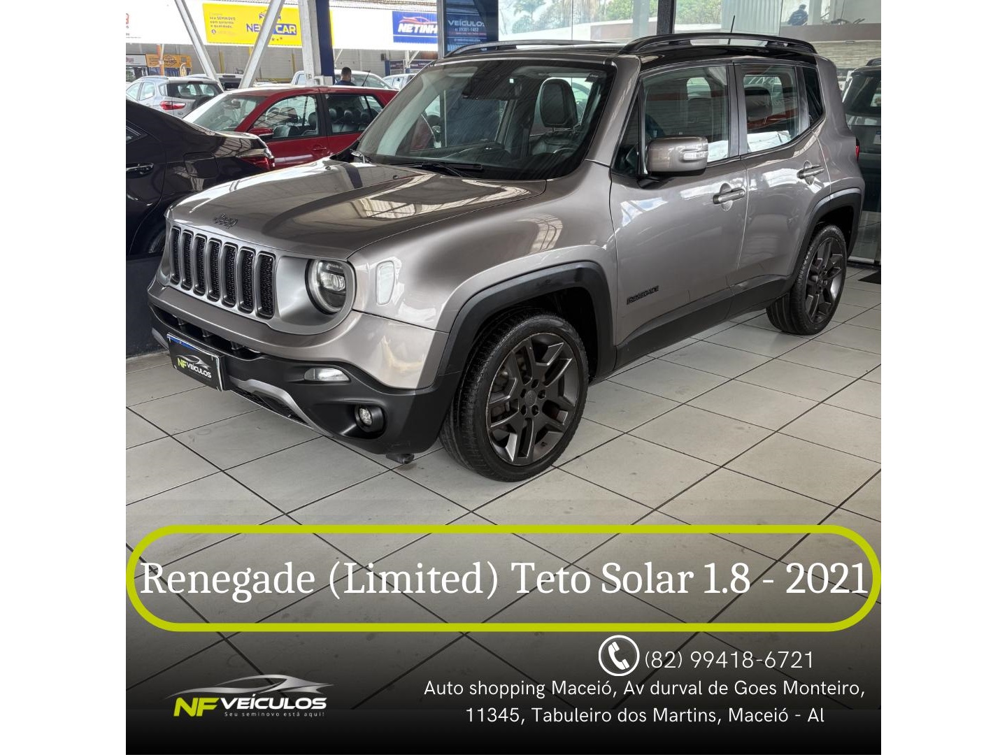 JEEP RENEGADE 1.8 16V FLEX LIMITED 4P AUTOMÁTICO