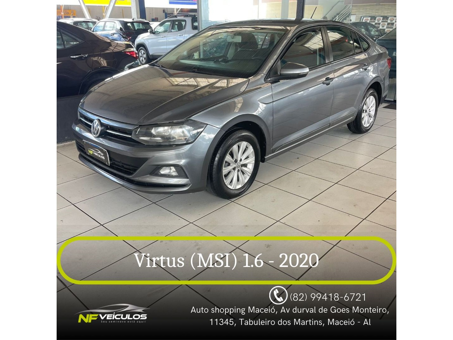 VOLKSWAGEN VIRTUS 1.6 MSI TOTAL FLEX AUTOMÁTICO