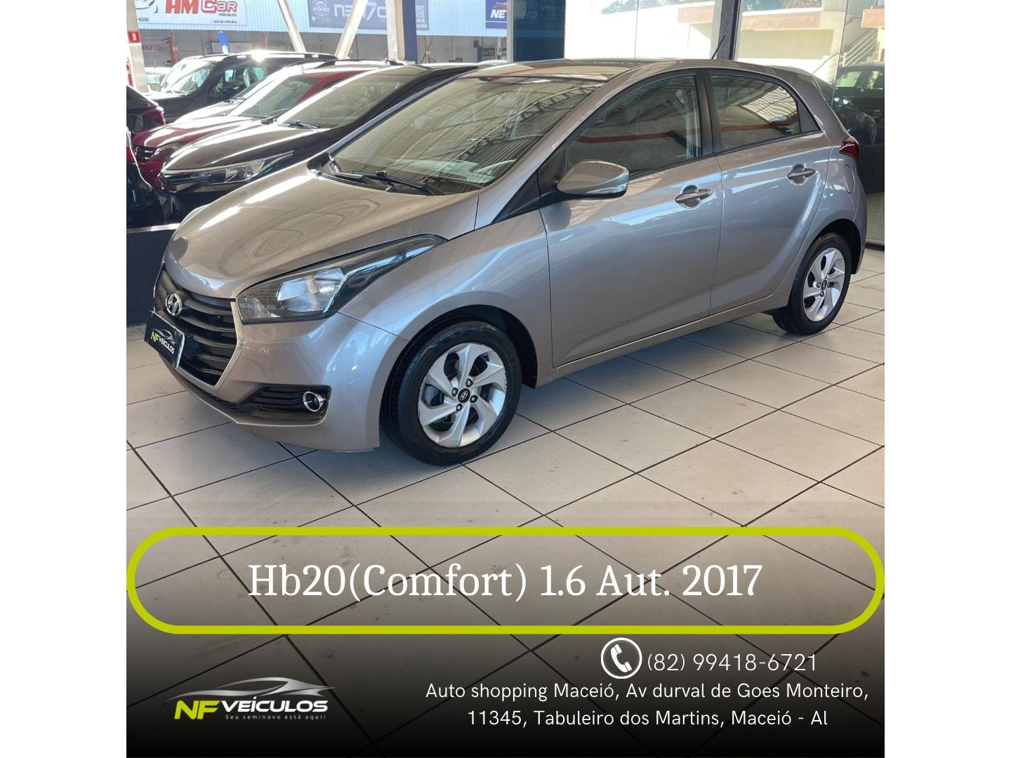 HYUNDAI HB20 1.6 COMFORT PLUS 16V FLEX 4P AUTOMÁTICO