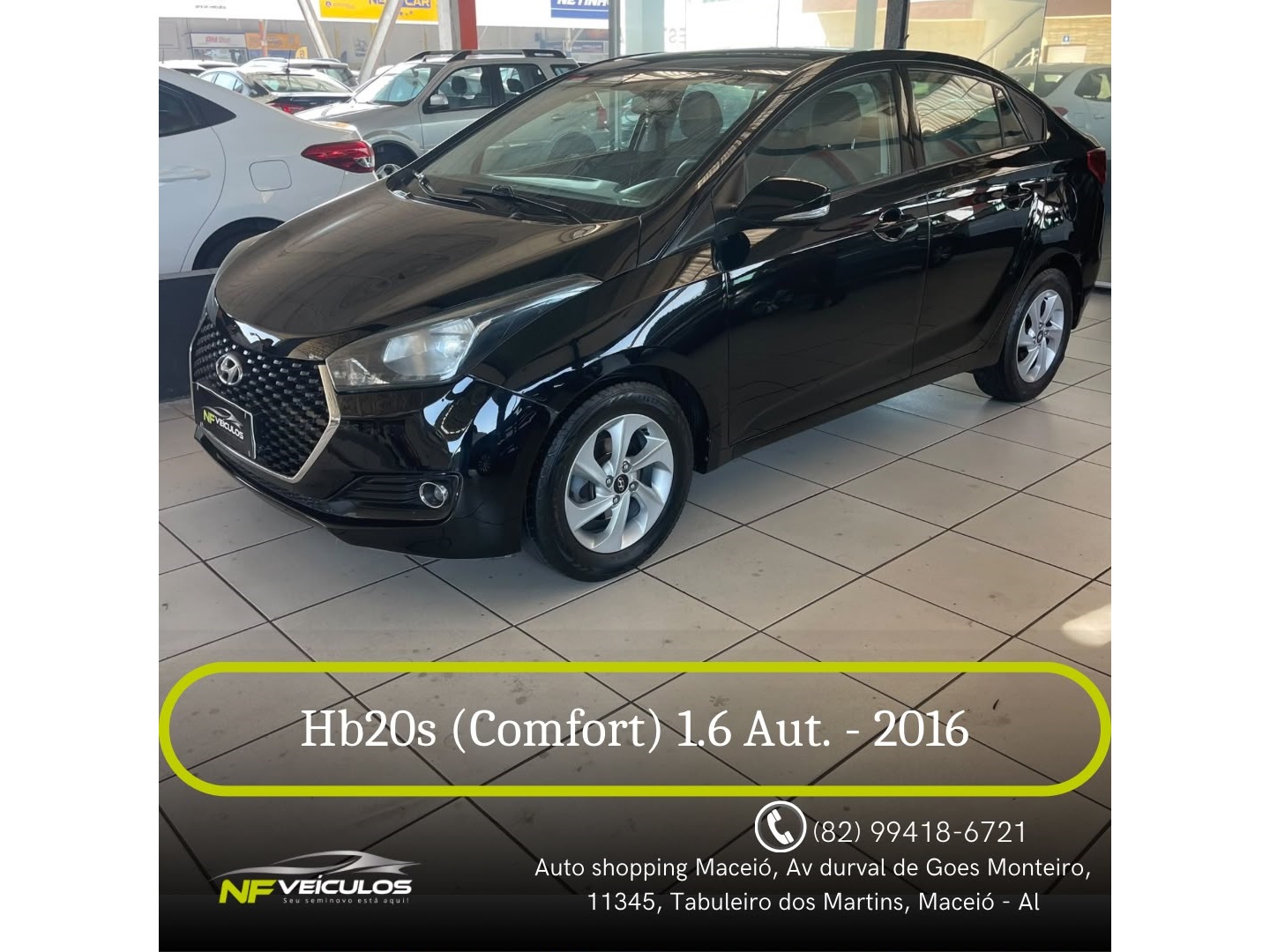 HYUNDAI HB20S 1.6 COMFORT PLUS 16V FLEX 4P AUTOMÁTICO