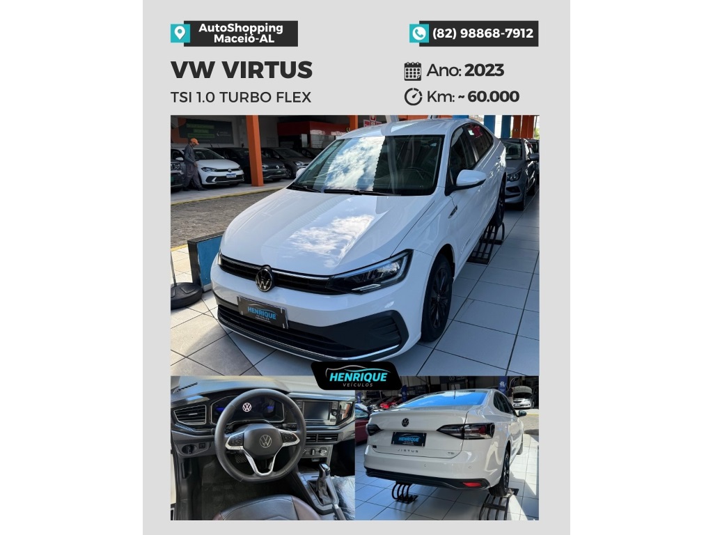 VOLKSWAGEN VIRTUS 1.0 170 TSI AUTOMÁTICO