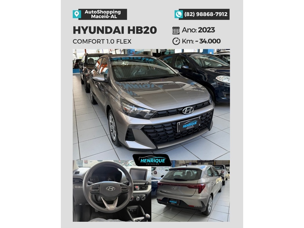 HYUNDAI HB20 1.0 12V FLEX COMFORT MANUAL