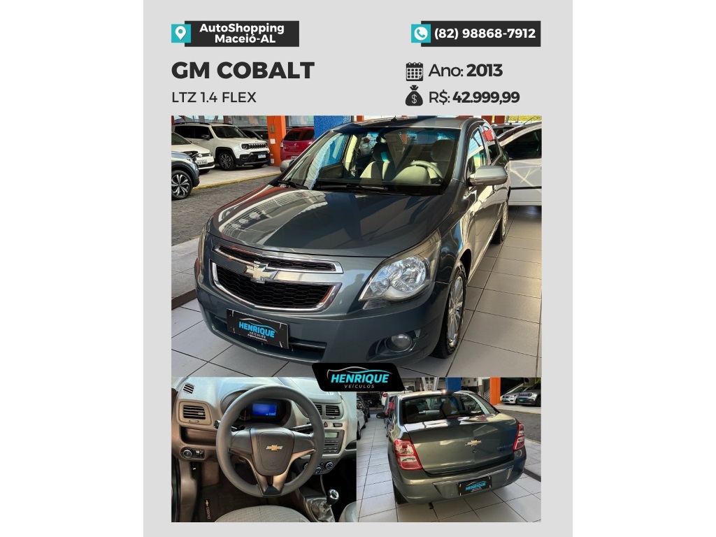 CHEVROLET COBALT 1.4 MPFI LTZ 8V FLEX 4P MANUAL