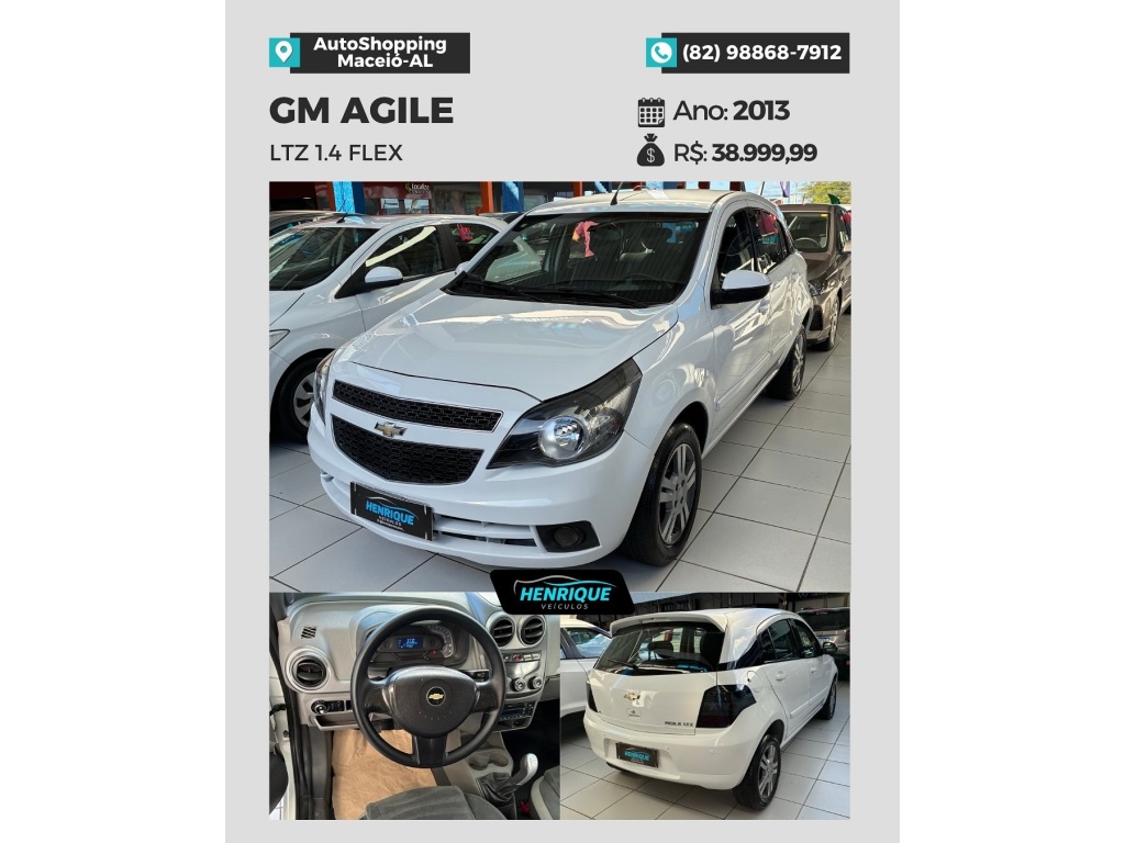 CHEVROLET AGILE 1.4 MPFI LTZ 8V FLEX 4P MANUAL