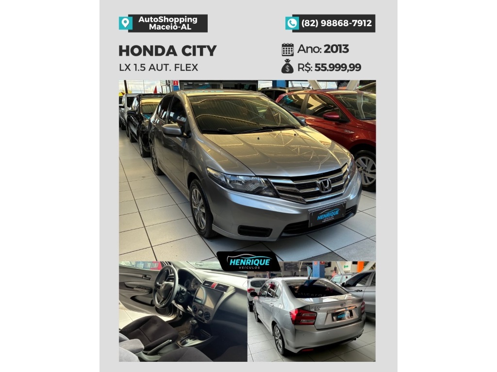 HONDA CITY 1.5 LX 16V FLEX 4P AUTOMÁTICO