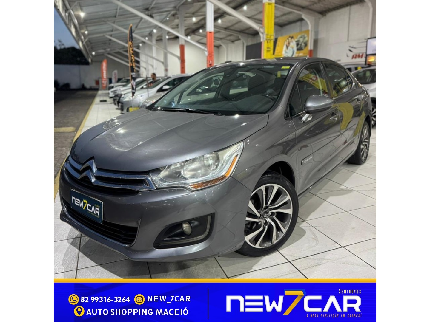 CITROEN C4 LOUNGE 1.6 TENDANCE 16V TURBO FLEX 4P AUTOMÁTICO