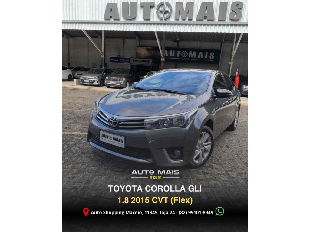 TOYOTA COROLLA 1.8 GLI 16V FLEX 4P AUTOMÁTICO