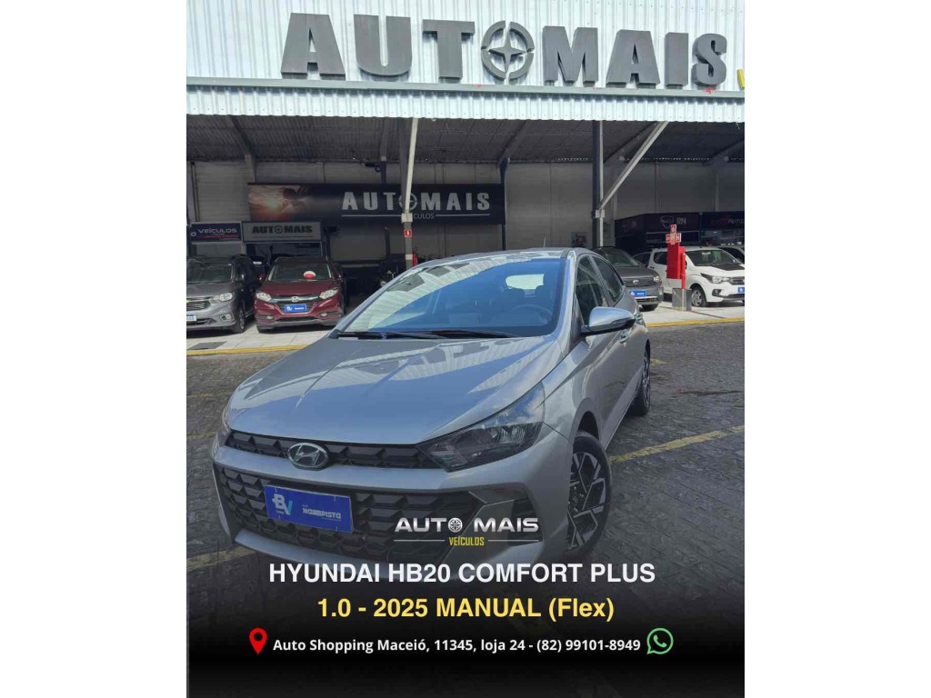 HYUNDAI HB20 1.0 12V FLEX COMFORT PLUS MANUAL
