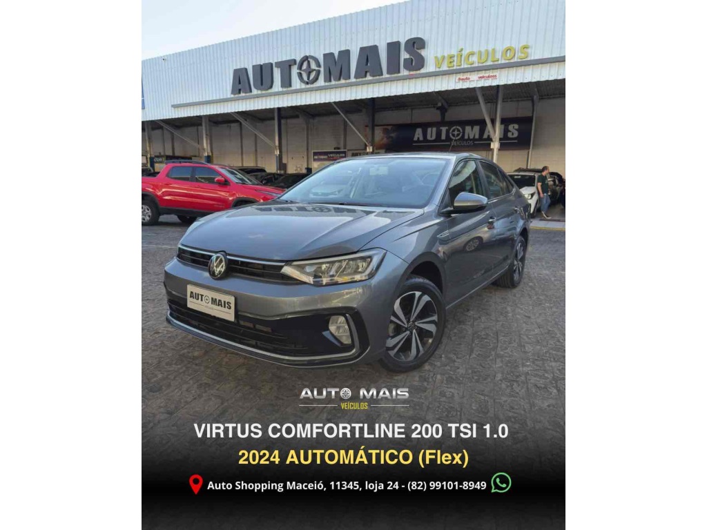VOLKSWAGEN VIRTUS 1.0 200 TSI COMFORTLINE AUTOMÁTICO