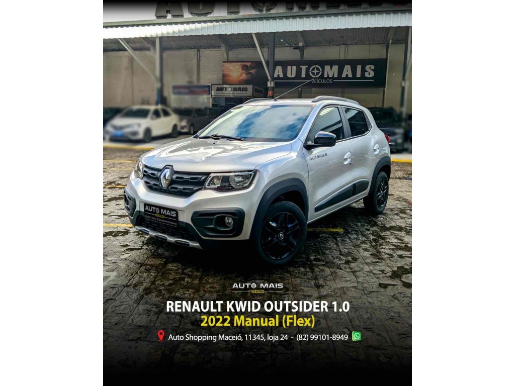 RENAULT KWID 1.0 12V SCE FLEX OUTSIDER MANUAL