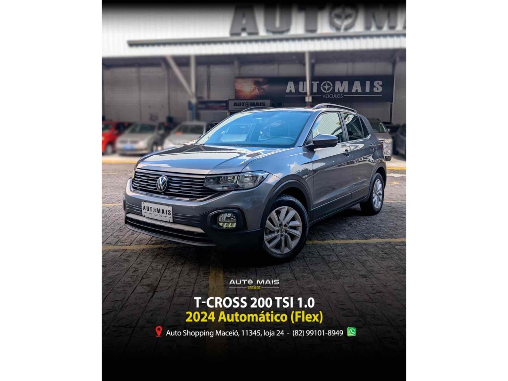 VOLKSWAGEN T-CROSS 1.0 200 TSI TOTAL FLEX AUTOMÁTICO