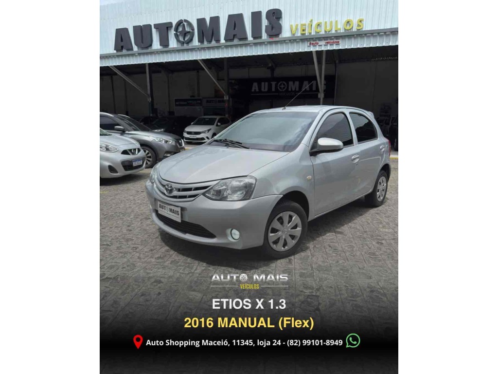 TOYOTA ETIOS 1.3 X 16V FLEX 4P MANUAL