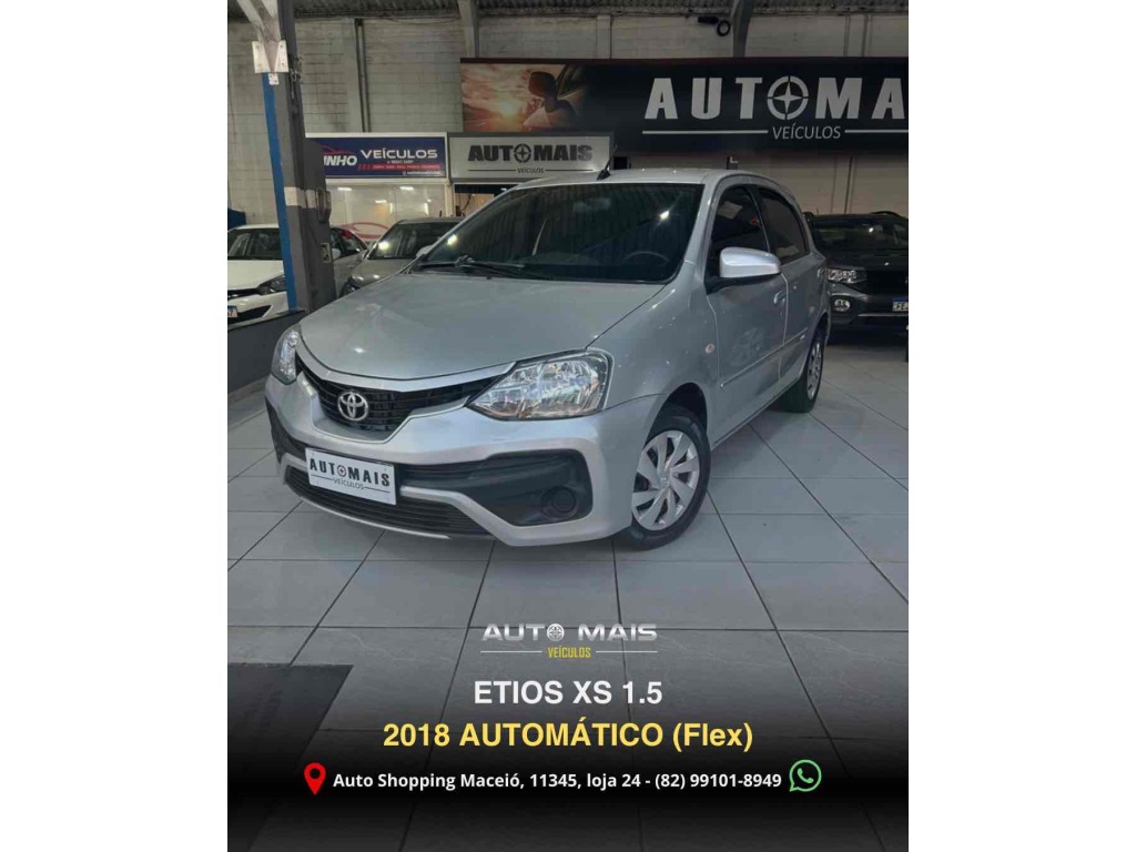 TOYOTA ETIOS 1.5 XS 16V FLEX 4P AUTOMÁTICO