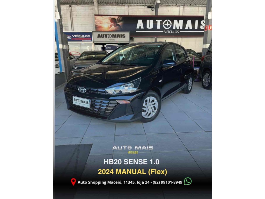 HYUNDAI HB20 1.0 12V FLEX SENSE MANUAL