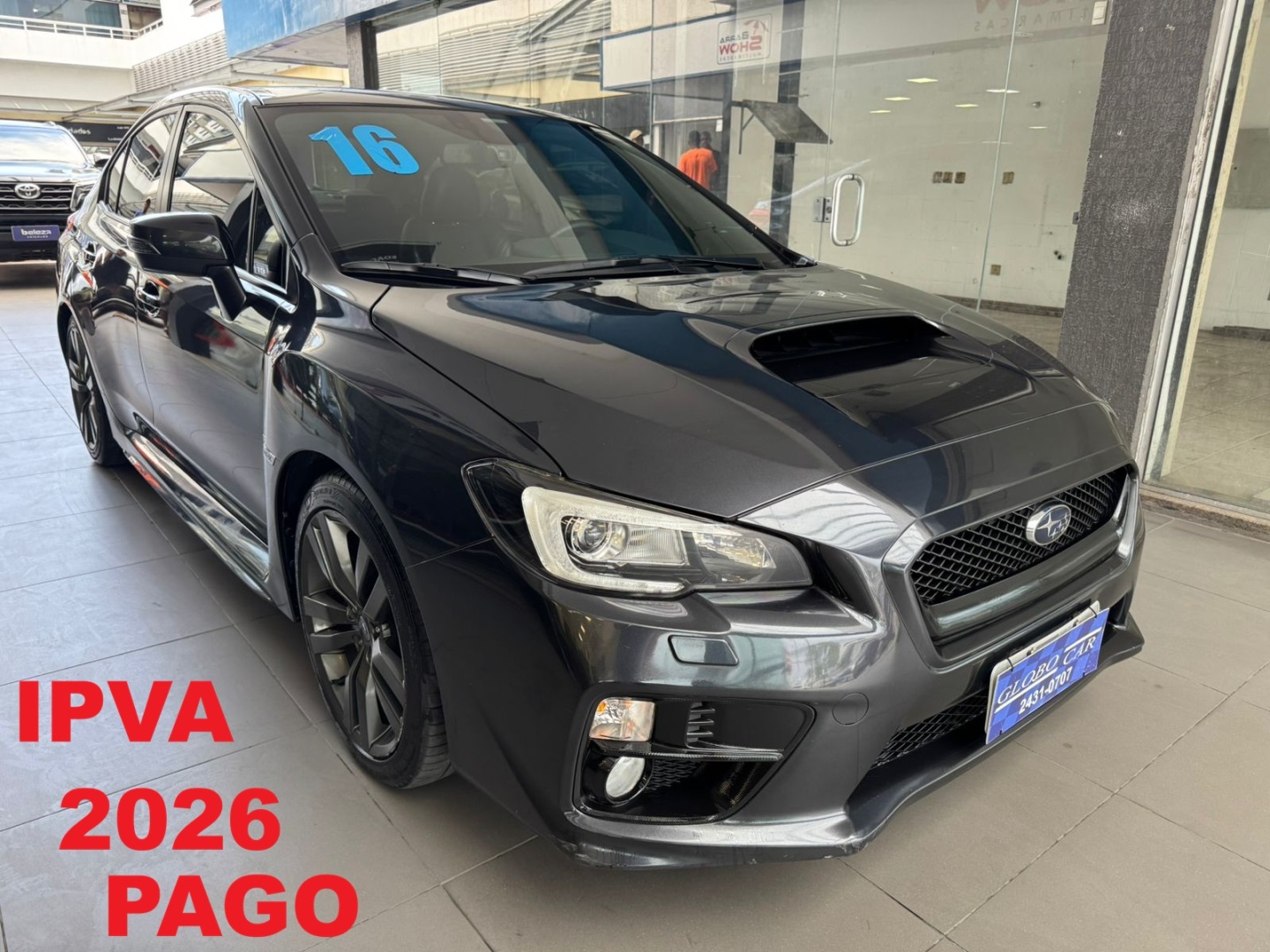 SUBARU IMPREZA 2.0 WRX SEDAN 4X4 16V TURBO INTERCOOLER GASOLINA 4P AUTOMÁTICO