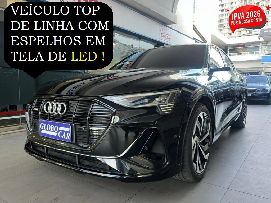 AUDI E-TRON ELÉTRICO SPORTBACK PERFORMANCE BLACK QUATTRO