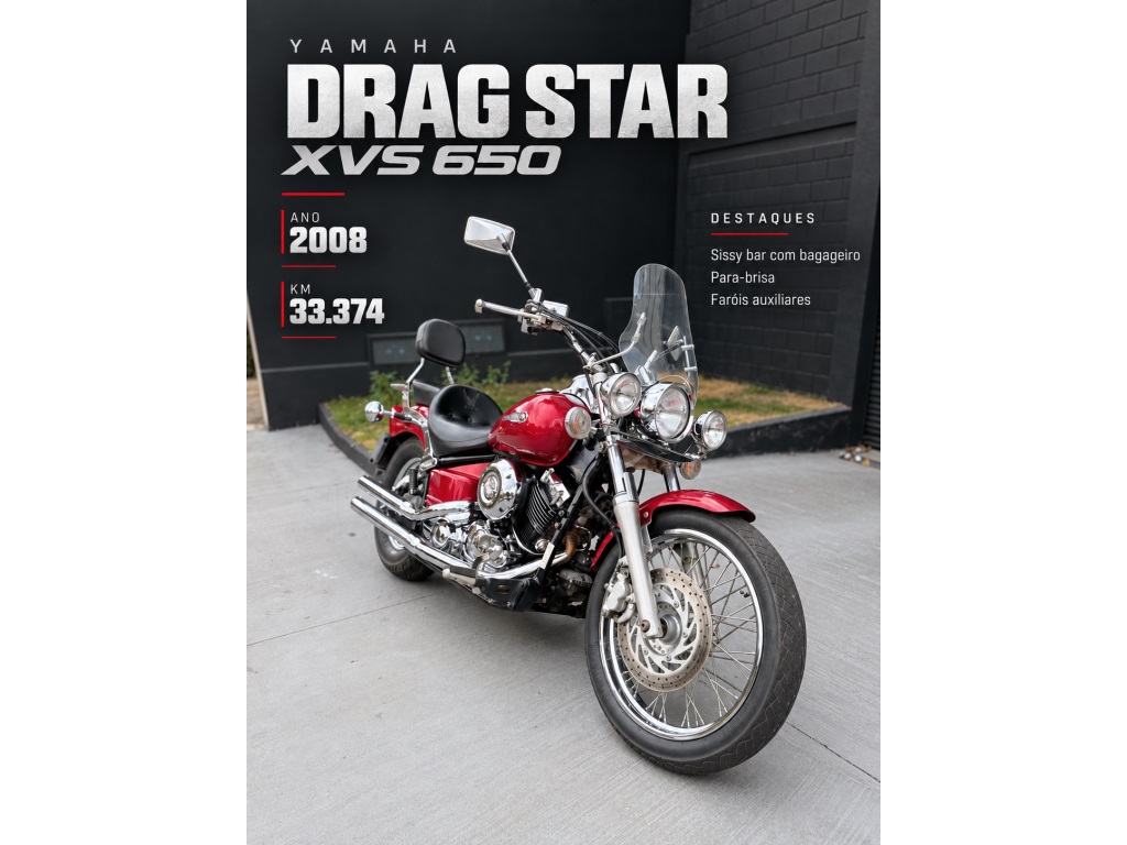 YAMAHA XVS 650 DRAG STAR